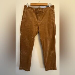 Ralph Lauren Tan Bedford Corduroy Pants